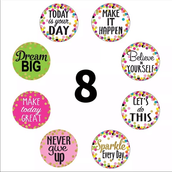 CLEARANCE 100 Thankful / Happy Stickers Round - Picture 4 of 6